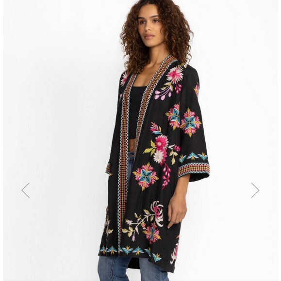 Nwt Johnny Was Linen Kimono Size XL - Picture 2 of 11